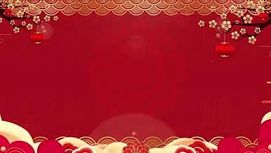 中国风新年喜庆背景视频模板视频的预览图